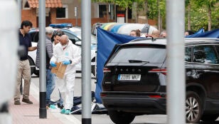 Imagen del lugar donde se ha producido el crimen en Esplugues de Llobregat (Barcelona)