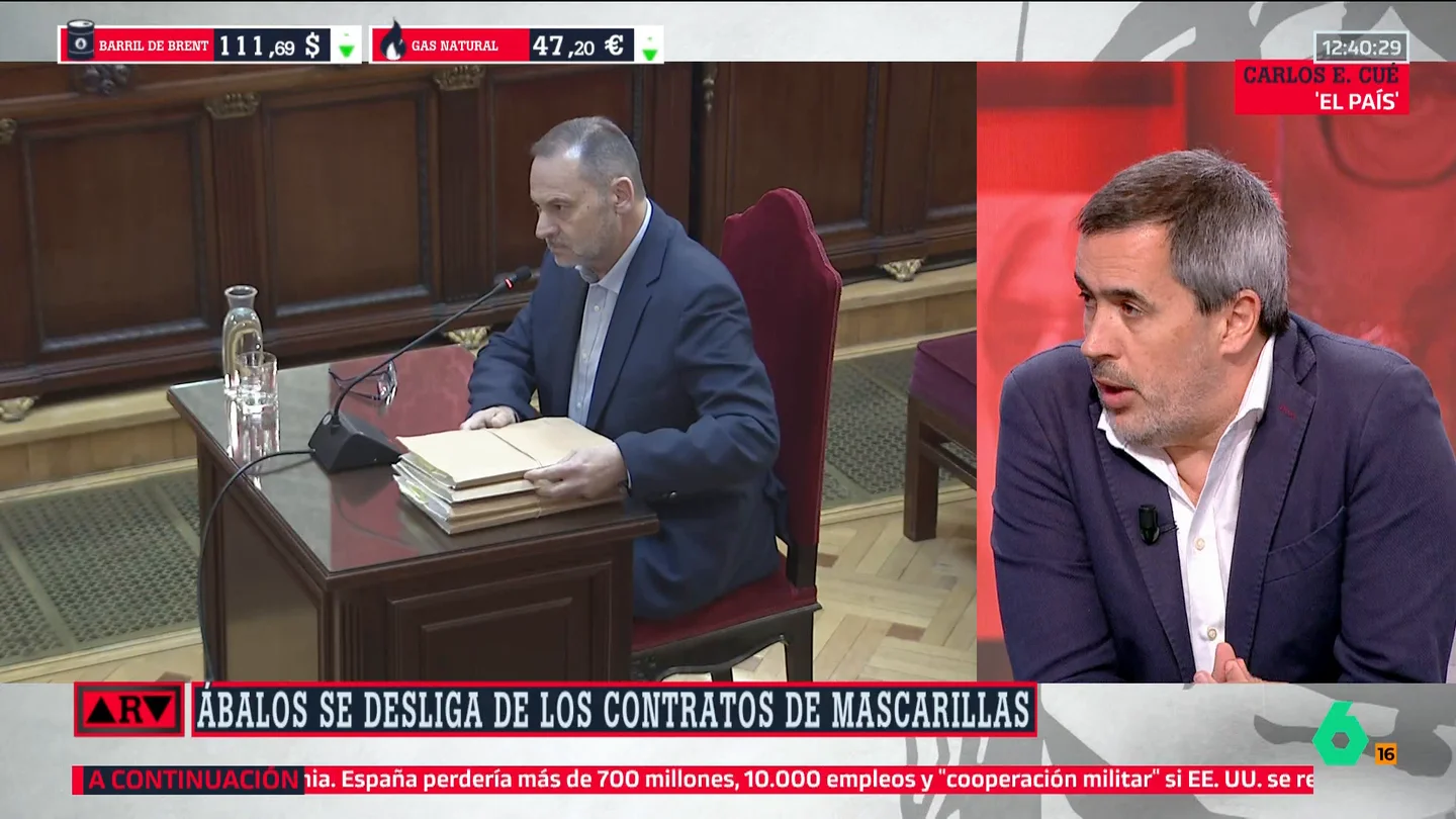 Carlos Cué reflexiona sobre la relación de José Luis Ábalos y Koldo García: "Juntos ascendieron y juntos cayeron" Carlos Cué reflexiona sobre la relación de José Luis Ábalos y Koldo García: "Juntos ascendieron y juntos cayeron"