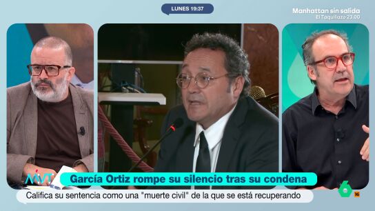 M&aacute;s Vale Tarde analiza la entrevista de Jordi &Eacute;vole a &Aacute;lvaro Garc&iacute;a Ortiz, ex fiscal general del Estado, en su programa 'Lo de &Eacute;vole'. Esta es la primera entrevista del jurista despu&eacute;s de haber sido condenado por revelaci&oacute;n de secretos. 