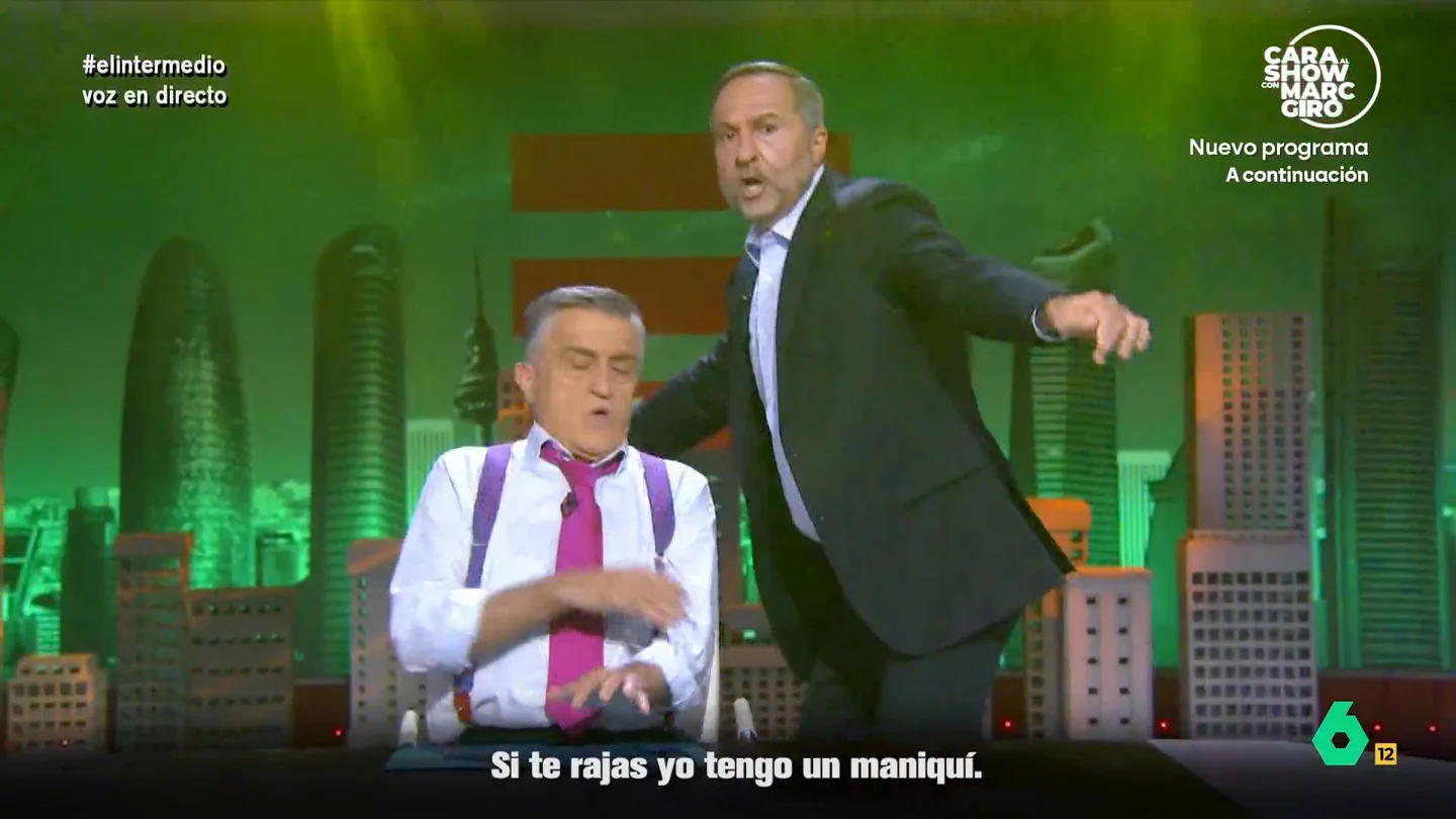 'José Luis Ábalos' 'versiona' a Bad Bunny en El Intermedio: "El juez me preguntó si tengo muchas novias, muchas novias" Raúl Pérez imita a 'José Luis Ábalos' y pide en El Intermedio que dejen de convertirlo "en un meme": "¿Sabéis el esfuerzo que conlleva compaginar ser un putero y tener chanchullos con ser ministro?".