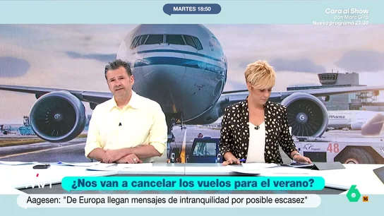 Iñaki López, irónico ante la crisis de queroseno en las aerolíneas: "Igual hacemos todos el Camino de Santiago" Ante la preocupación creciente por la escasez de queroseno para los aviones a causa de la guerra de Irán, Iñaki López tira de ironía y plantea un plan B para las vacaciones que implica mucho menos gasto de combustible.