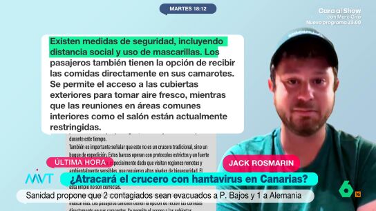 situaci&oacute;n dentro del barco hantavirus