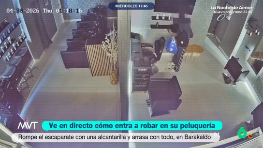 La due&ntilde;a del establecimiento vio en directo como el caco entraba en el local y se llevaba desde champ&uacute;s hasta planchas de pelo o secadores. El ladr&oacute;n fue detenido pocos minutos despu&eacute;s. 