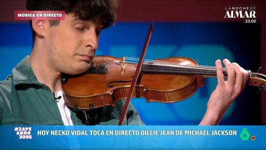 Necko Vidal lo ha vuelto a hacer. En este v&iacute;deo, el plat&oacute; de Zapeando se llena de magia cuando agarra su viol&iacute;n y se atreve a versionar al barro la m&iacute;tica canci&oacute;n de Michael Jackson 'Billie Jean'.