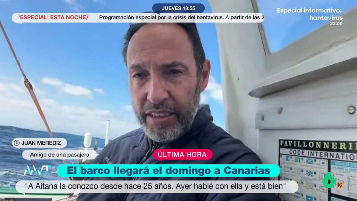Un amigo de una tripulante española del crucero con hantavirus cuenta que 