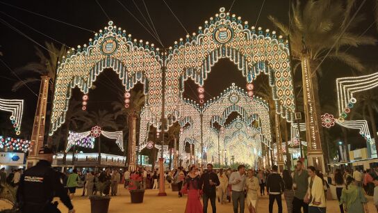 Alumbrado de la Feria del Caballo de Jerez 2025
