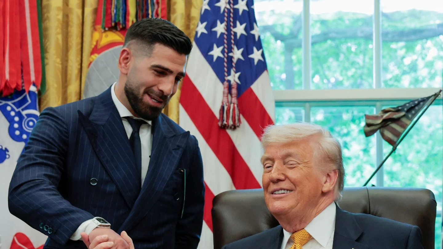 Topuria, con Trump Topuria, con Trump