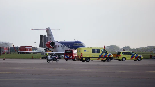 Avión medicalizado con pacientes con hantavirus Avión medicalizado con pacientes con hantavirus
