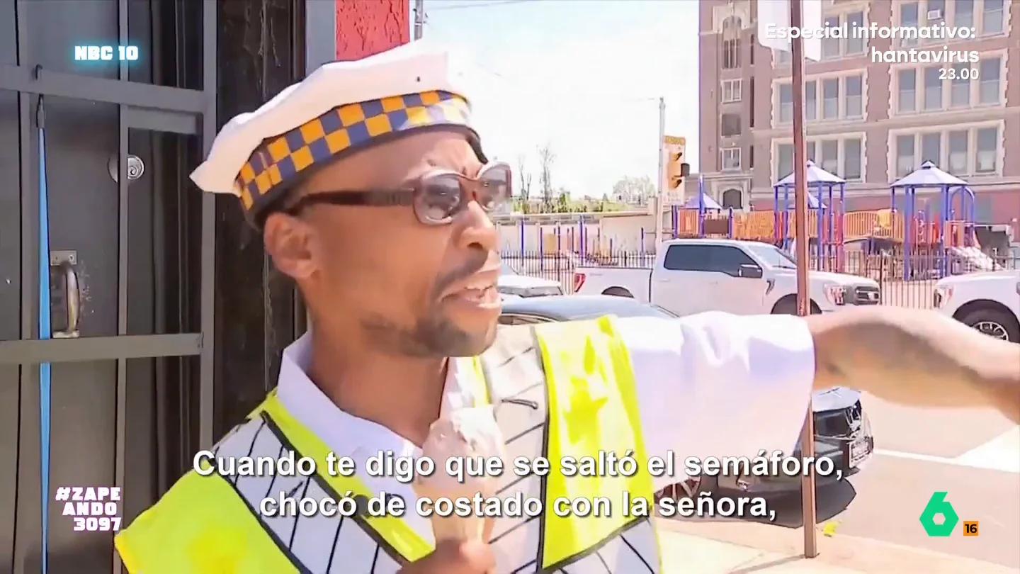 Un guardia se vuelve viral después de salvar a un niño, pero no por su heroica acción El hombre intervino después de presenciar un accidente de tráfico. La prensa decidió charlar con él y la entrevista no tiene desperdicio.