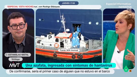El vir&oacute;logo Estanislao Nistal explica que el contacto por hantavirus "depende del tiempo y la cantidad de virus que produce la persona"