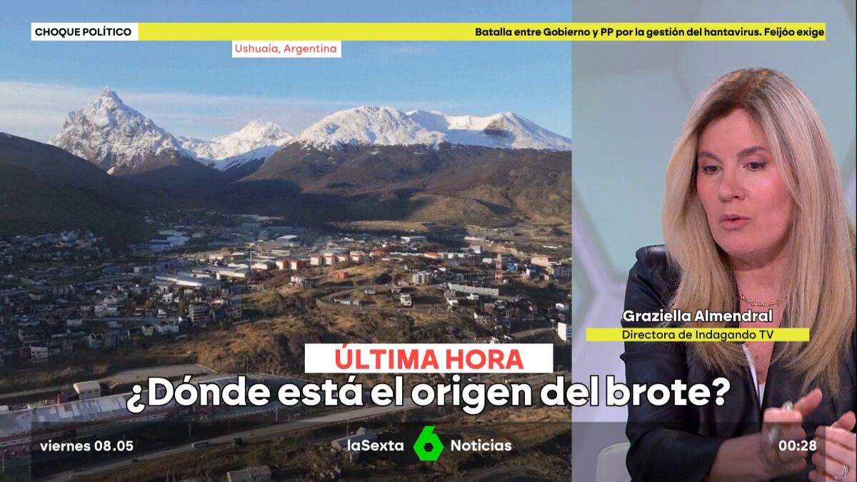 Graziella Almendral explica las versiones sobre el origen del brote de hantavirus: 