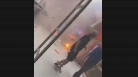 Incendio en un centro comercial en Sinaloa