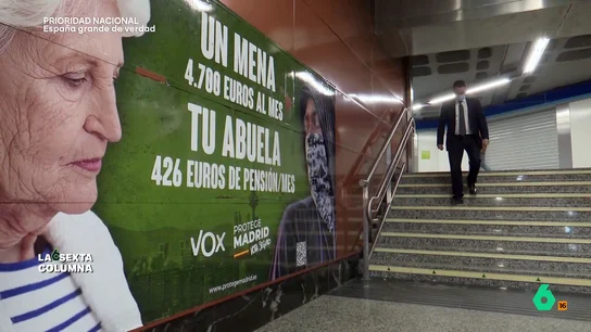 Prioridad nacional o lo que le sale del bulo a Vox Entre líneas... ¿Qué esconde Vox repitiendo "prioridad nacional" en cada mitin y rueda de prensa? En Extremadura, la comunidad de España con menor proporción de inmigrantes, hay sensación de invasión migratoria. ¿Cómo ha conseguido el partido de Abascal trasladar esa idea?