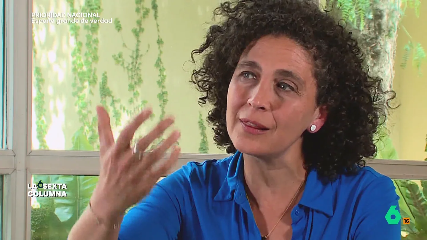 Blanca Garcés, sobre el discurso racista de Vox: "Está muy relacionado con su estrategia discursiva para captar el voto" El auge de esa de idea de Vox de la prioridad nacional surgió en plena guerra abierta del partido con el que fuera su portavoz en el Ayuntamiento de Madrid, Javier Ortega Smith.