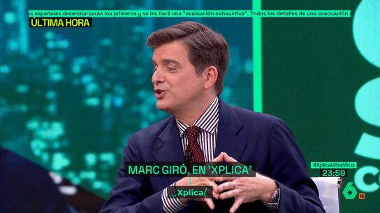 Marc Gir&oacute;, sobre el catering que le han puesto en laSexta Xplica: "Nunca hab&iacute;an visto a un comunista tan bien alimentado"