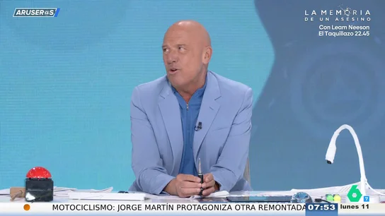 Alfonso Arús reacciona al gesto en los restaurantes que, según una psicóloga, revela menos ansiedad Alfonso Arús reacciona al gesto en los restaurantes que, según una psicóloga, revela menos ansiedad