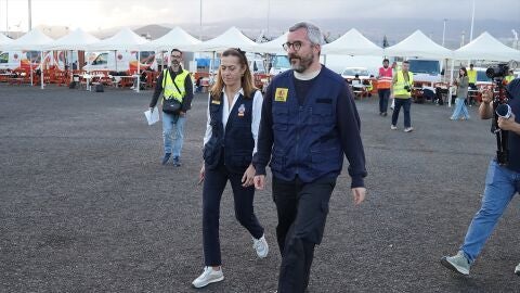 Imagen del secretario de Estado de Sanidad, Javier Padilla, y la secretaria general de Protecci&oacute;n Civil y Emergencias, Virginia Barcones.