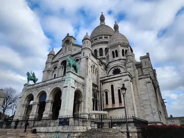 Basílica de Sacré Coeur en París Basílica de Sacré Coeur en París