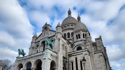 Basílica de Sacré Coeur en París Basílica de Sacré Coeur en París