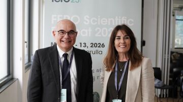 Josep Tabernero, Presidente del Comit&eacute; Cient&iacute;fico Asesor de la Fundaci&oacute;n FERO y Marta Cardona, Directora General de la Fundaci&oacute;n FERO