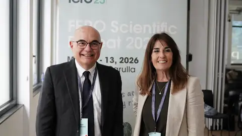 Josep Tabernero, Presidente del Comité Científico Asesor de la Fundación FERO y Marta Cardona, Directora General de la Fundación FERO Josep Tabernero, Presidente del Comité Científico Asesor de la Fundación FERO y Marta Cardona, Directora General de la Fundación FERO
