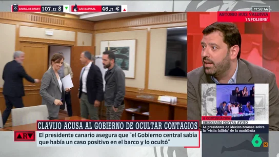 Valdivia: "El señor Fernando Clavijo tiene un problema y es que ha quedado retratado en cuatro días" Valdivia: "El señor Fernando Clavijo tiene un problema y es que ha quedado retratado en cuatro días"
