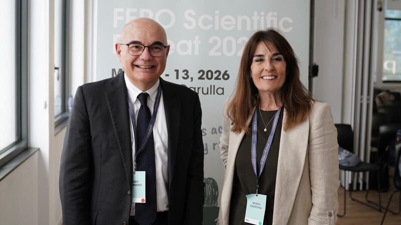Josep Tabernero, presidente del Comit&eacute; Cient&iacute;fico Asesor de la Fundaci&oacute;n FERO y Marta Cardona, directora general de la Fundaci&oacute;n FERO.