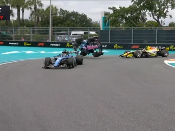 El aviso de un piloto de F1 sobre el accidente de Pierre Gasly en Miami: "Algo así no debería pasar" El aviso de un piloto de F1 sobre el accidente de Pierre Gasly en Miami: "Algo así no debería pasar"
