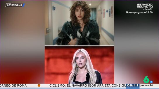 Ana Mena, como nunca antes: su irreconocible foto casta&ntilde;a y con rizos en su nueva serie