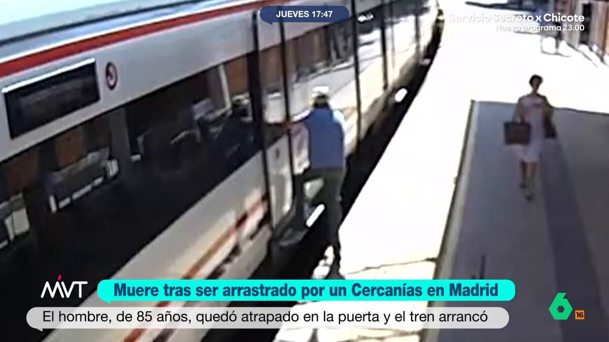 Un hombre de 85 años muere tras ser arrastrado por un tren: la familia considera que fue un fallo técnico y humano