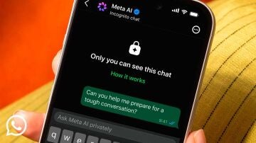 Chat de inc&oacute;gnito de Meta AI en WhatsApp