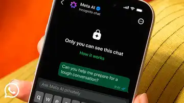 Chat de incógnito de Meta AI en WhatsApp Chat de incógnito de Meta AI en WhatsApp