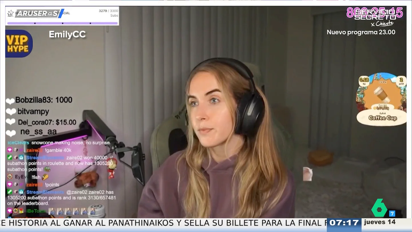Así es 'EmilyCC', la streamer que lleva desde 2021 en directo: "Tiene el récord de Twitch" Así es 'EmilyCC', la streamer que lleva desde 2021 en directo: "Tiene el récord de Twitch"