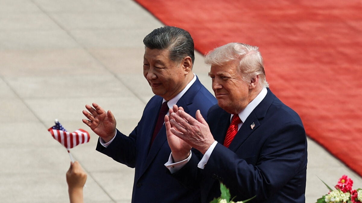 Xi Jinping recibe a Donald Trump en una histórica cumbre en Beijing: 