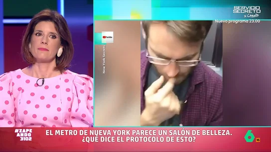 María José Gómez y Verdú tiene claro que el metro no es un salón de belleza: "He visto a gente cortarse las uñas de los pies" "Uno ya tiene que salir limpio y aseado de su casa", afirma rotunda la experta en protocolo María José Gómez y Verdú, que en este vídeo recuerda las mayores afrentas al buen gusto que ha visto en el metro.