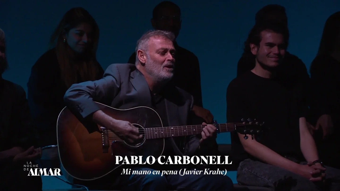 La emoción de Wyoming al escuchar a su amigo Pablo Carbonell interpretar 'Mi mano en pena' de Javier Krahe La emoción de Wyoming al escuchar a su amigo Pablo Carbonell interpretar 'Mi mano en pena' de Javier Krahe