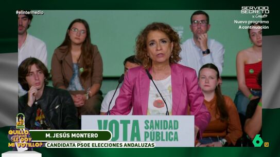 Wyoming, de que Mar&iacute;a Jes&uacute;s Montero convenza a los desencantados con el PSOE: "Solo hay una Montero con una misi&oacute;n m&aacute;s complicada, Amaia"