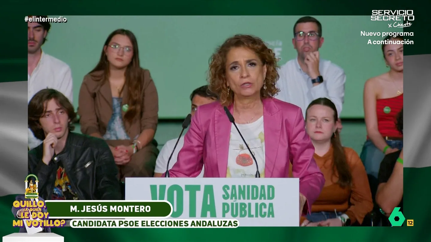 Wyoming, de que María Jesús Montero convenza a los desencantados con el PSOE: "Solo hay una Montero con una misión más complicada, Amaia" Wyoming, de que María Jesús Montero convenza a los desencantados con el PSOE: "Solo hay una Montero con una misión más complicada, Amaia"