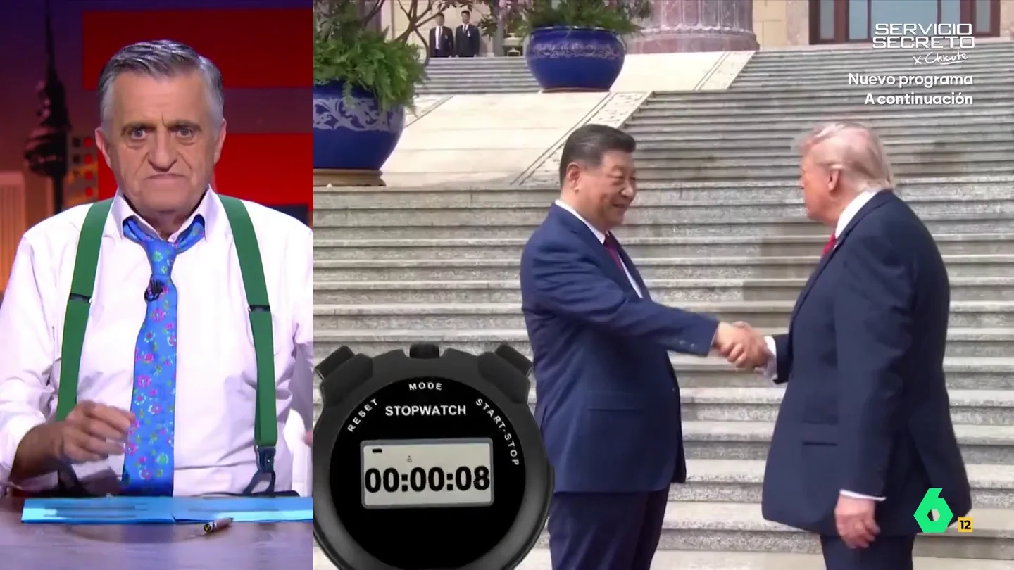 El surrealista saludo de Trump y Xi Jinping en su "encuentro de machotes" El surrealista saludo de Trump y Xi Jinping en su "encuentro de machotes"