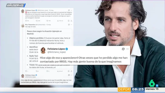 Alfonso Arús, tras aparecer las llaves que Feliciano López había perdido en un taxi: "¿No se las ha llevado Alba Carrillo?" Alfonso Arús, tras aparecer las llaves que Feliciano López había perdido en un taxi: "¿No se las ha llevado Alba Carrillo?"
