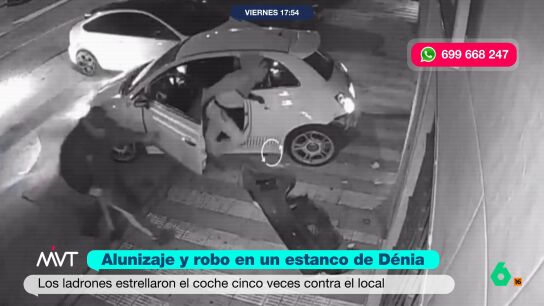 M&aacute;s Vale Tarde analiza las im&aacute;genes del robo con alunizaje a un estanco de D&eacute;nia. Los asaltantes habr&iacute;an protagonizado despu&eacute;s una persecuci&oacute;n por la autopista en un Porsche Panamera robado. De momento hay un detenido.