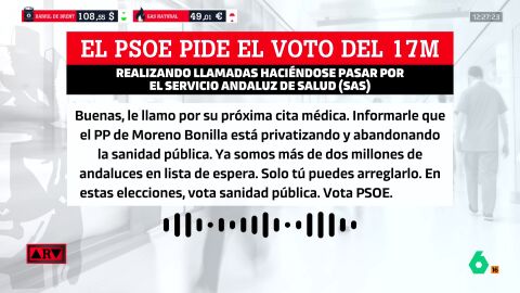 Campa&ntilde;a telef&oacute;nica PSOE