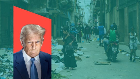 Donald Trump y La Habana de fondo. 