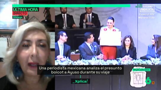 Una periodista mexicana asegura que "Ayuso fue libre y no hubo ning&uacute;n tipo de amenaza": "Nadie la persigui&oacute;"