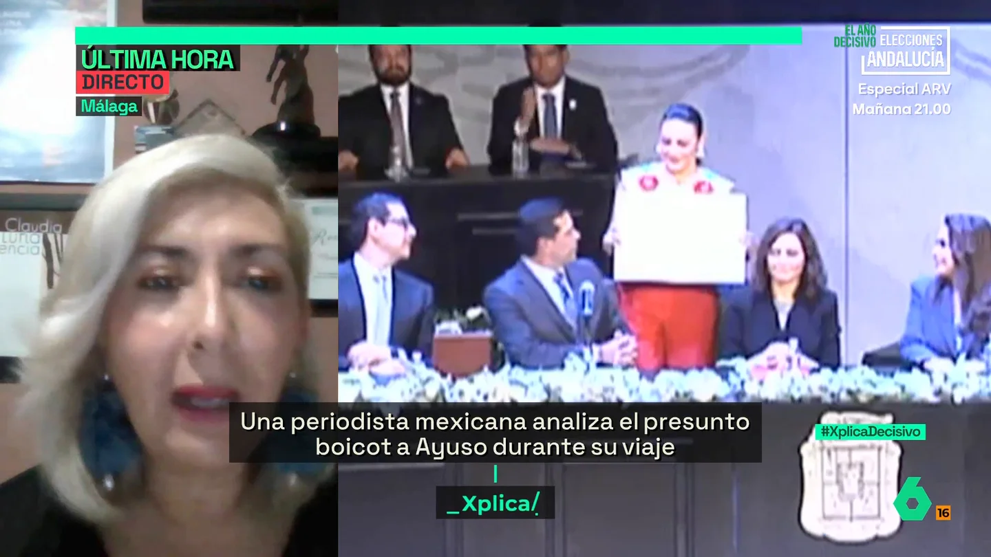 Una periodista mexicana asegura que "Ayuso fue libre y no hubo ningún tipo de amenaza": "Nadie la persiguió" Una periodista mexicana asegura que "Ayuso fue libre y no hubo ningún tipo de amenaza": "Nadie la persiguió"