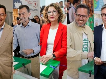 Candidatos en las elecciones de Andaluc&iacute;a