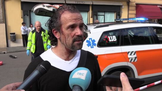 Luca, el h&eacute;roe que consigui&oacute; detener al agresor en M&oacute;dena: "Me intent&oacute; apu&ntilde;alar dos veces"