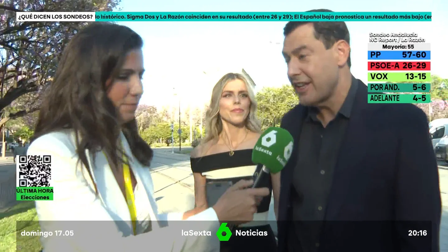 Juanma Moreno - "muy contento" Juanma Moreno - "muy contento"