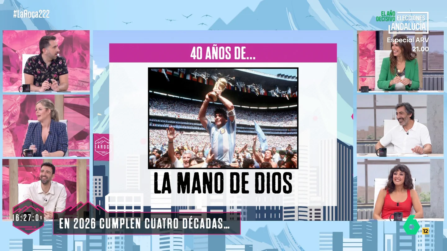 Berni Barrachina, tras escuchar a Juan del Val hablar de lo que sucedió en el Mundial de 1986: "Esta turra se me ha hecho más larga que Eurovisión" Berni Barrachina, tras escuchar a Juan del Val hablar de lo que sucedió en el Mundial de 1986: "Esta turra se me ha hecho más larga que Eurovisión"