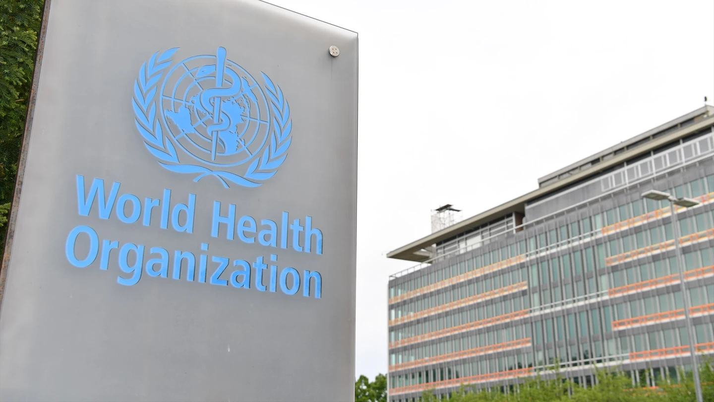 Imagen de archivo. Logo de la Organización Mundial de la Salud Imagen de archivo. Logo de la Organización Mundial de la Salud